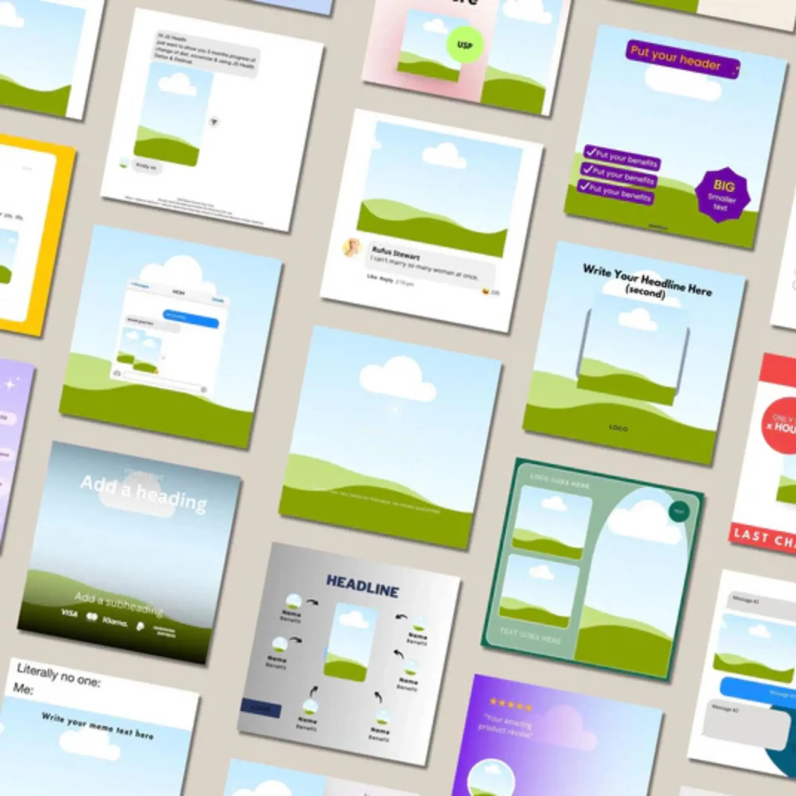 600+ High-Converting Static Ads Canva Templates | Bonus 1000+ Social Media