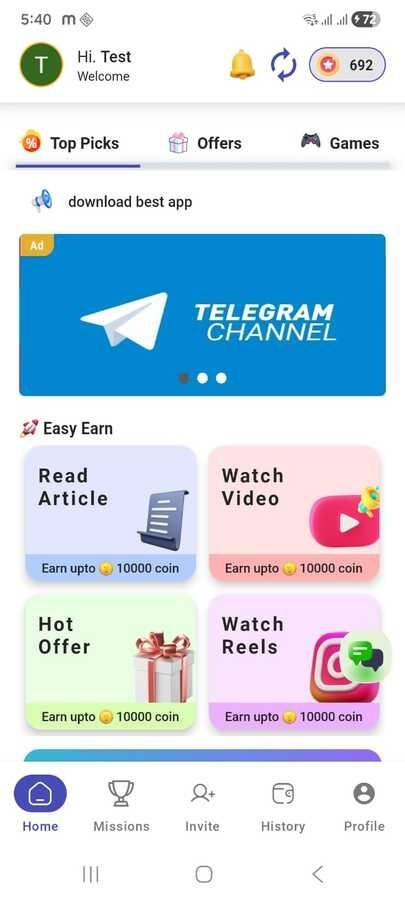 Bonus Point – Rewards Android App (Java) + Laravel Admin Panel | Rewards App