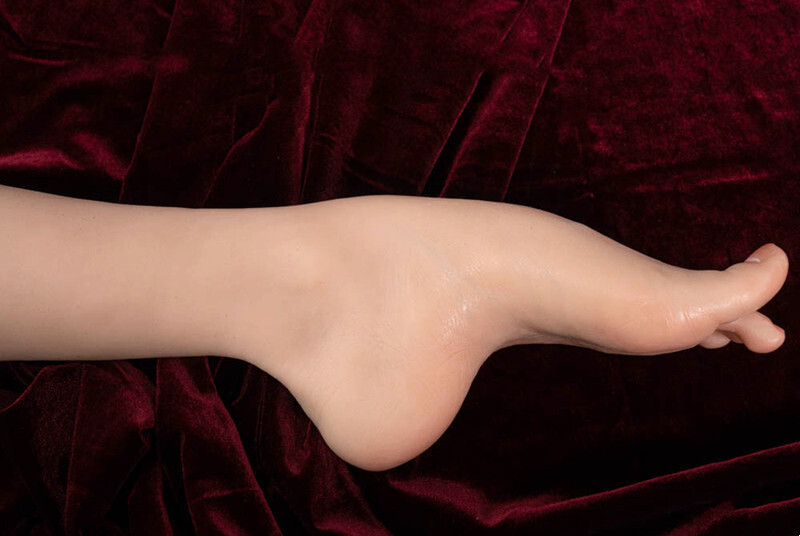 Lifelike Silicone Female leg Mannequin Foot Model Shoes Display Model EU37 1PAIR