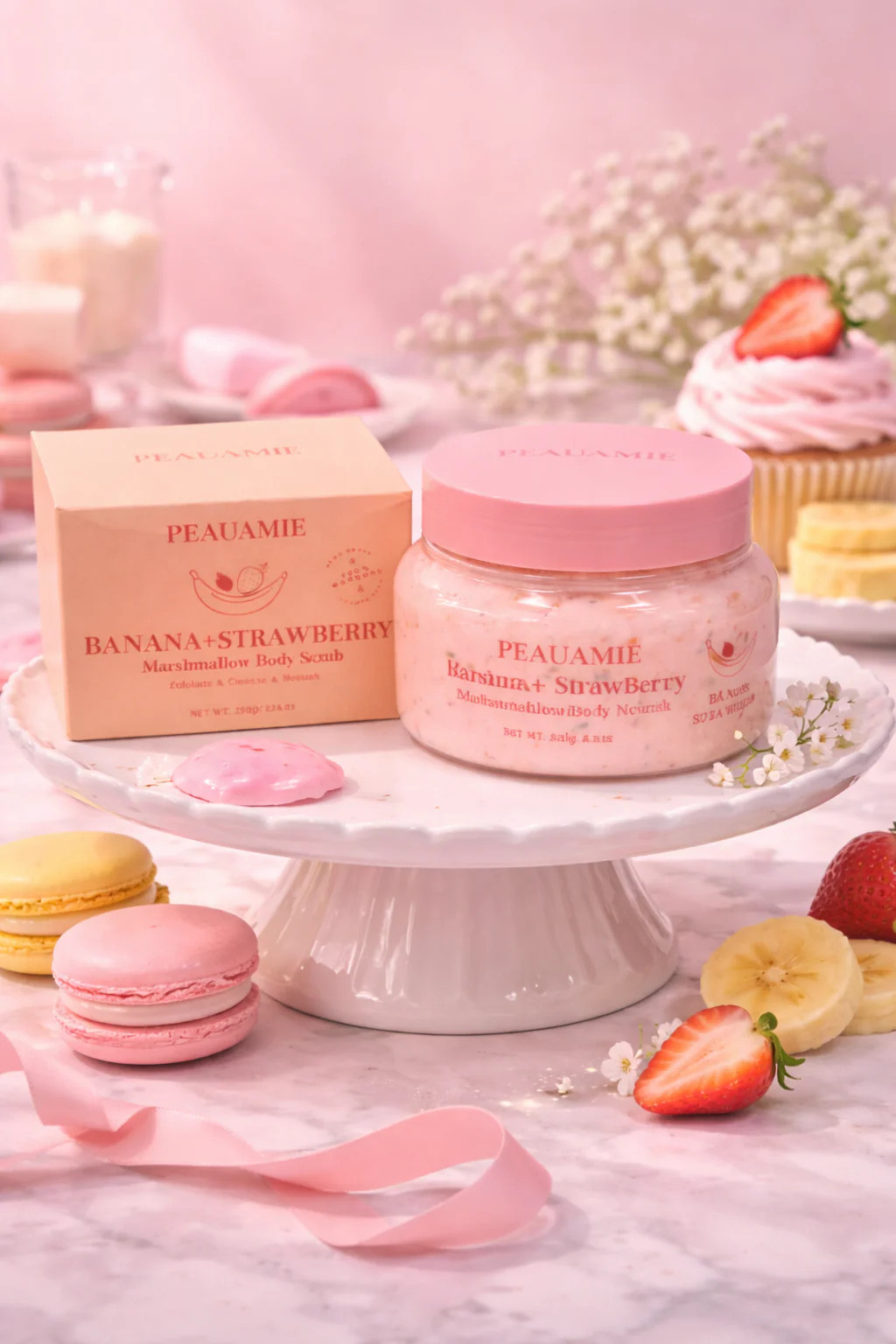 Banana Strawberry Body Scrub