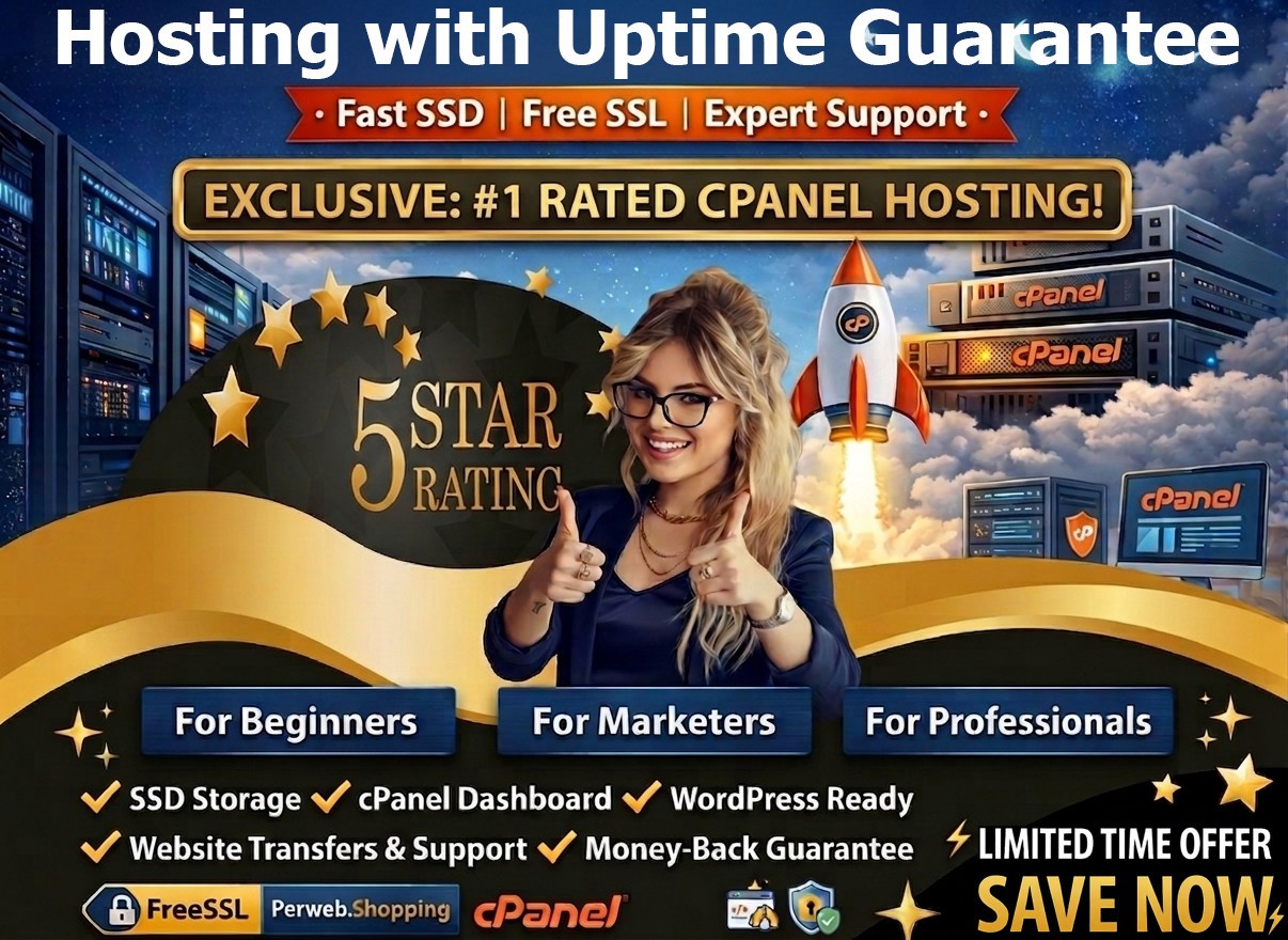 Hosting with Uptime Guarantee – ⏱️ 99.9% Uptime + SSD & Support | Just $14.99/Yr