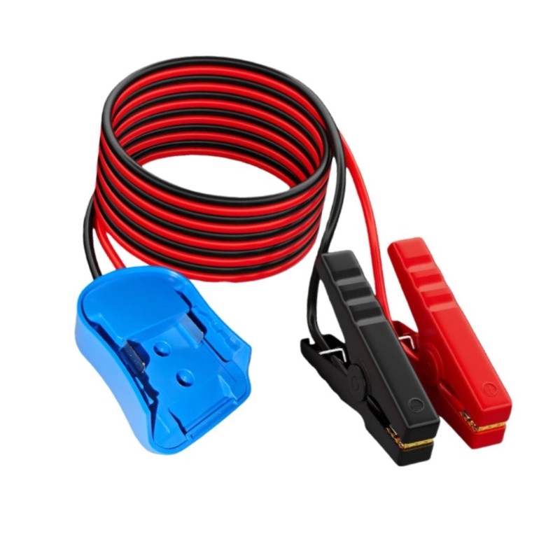 ABS 12Awg Battery Power Adapter With Alligator Clips For Emergency Power Supply