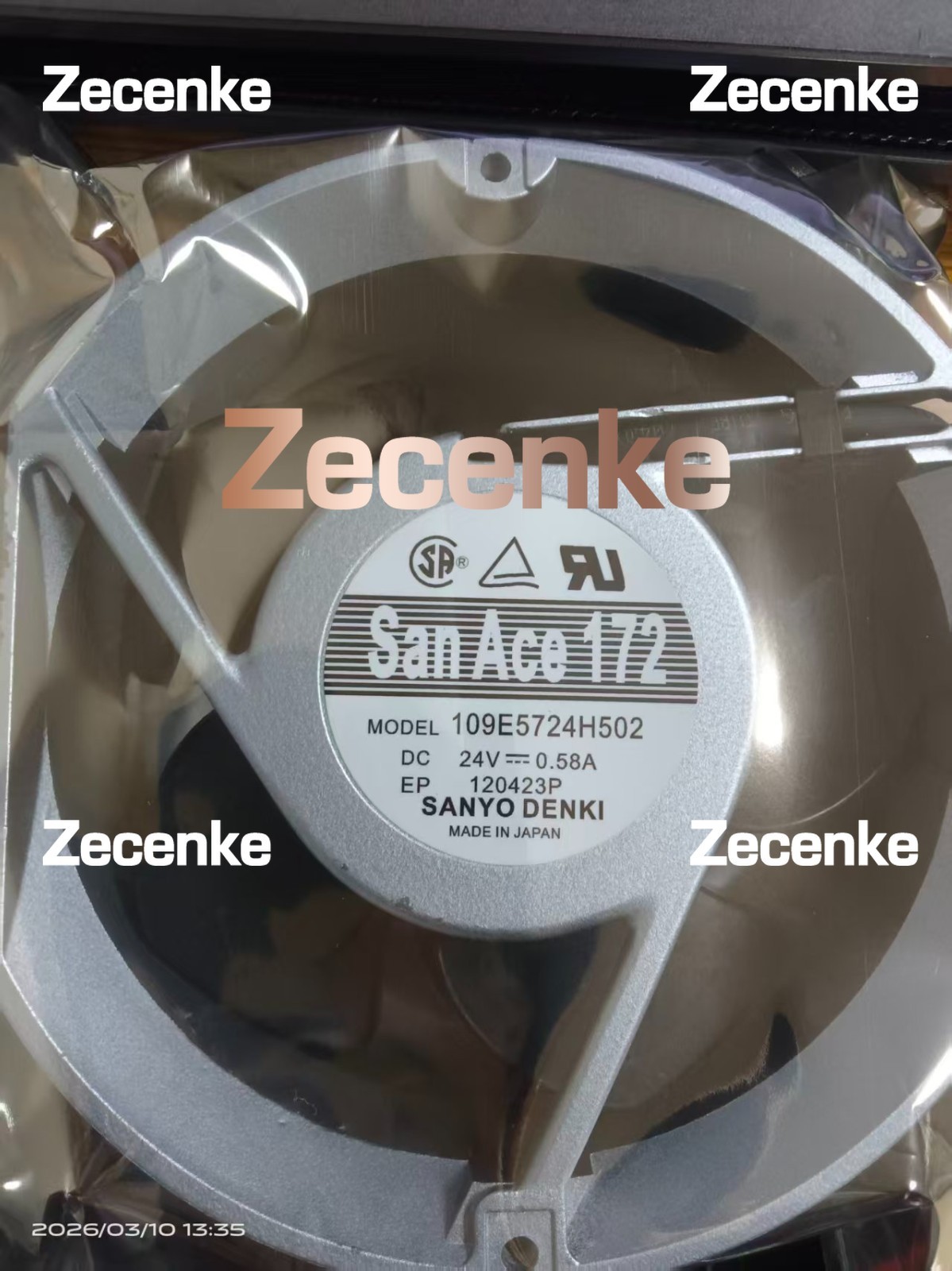Original SANYO San Ace 172 109E5724H502 fan DC24V 0.58A 172*150*51MM