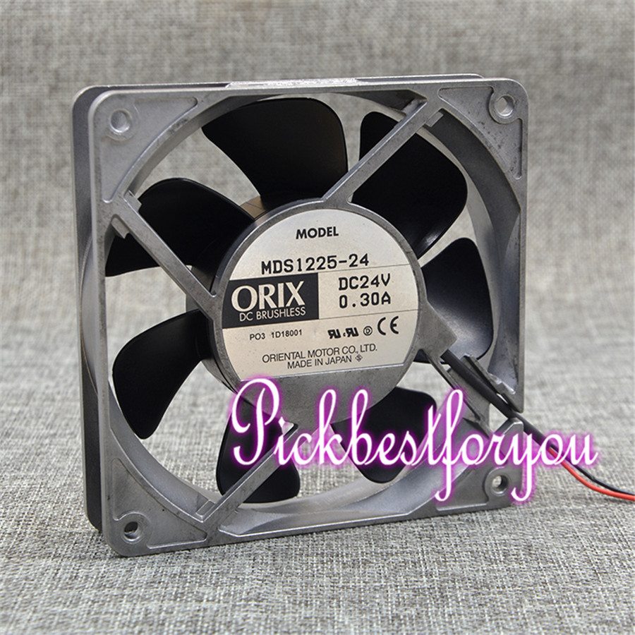 ORIX MDS1225-24 Aluminum frame cooling fan DC24V 0.30A 120×120×25mm #MC63 QL