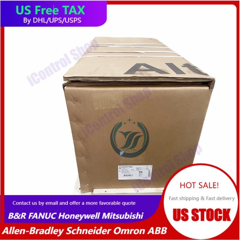 For NEW Schneider ATV610D75N4 frequency converter Original and authent 75KW