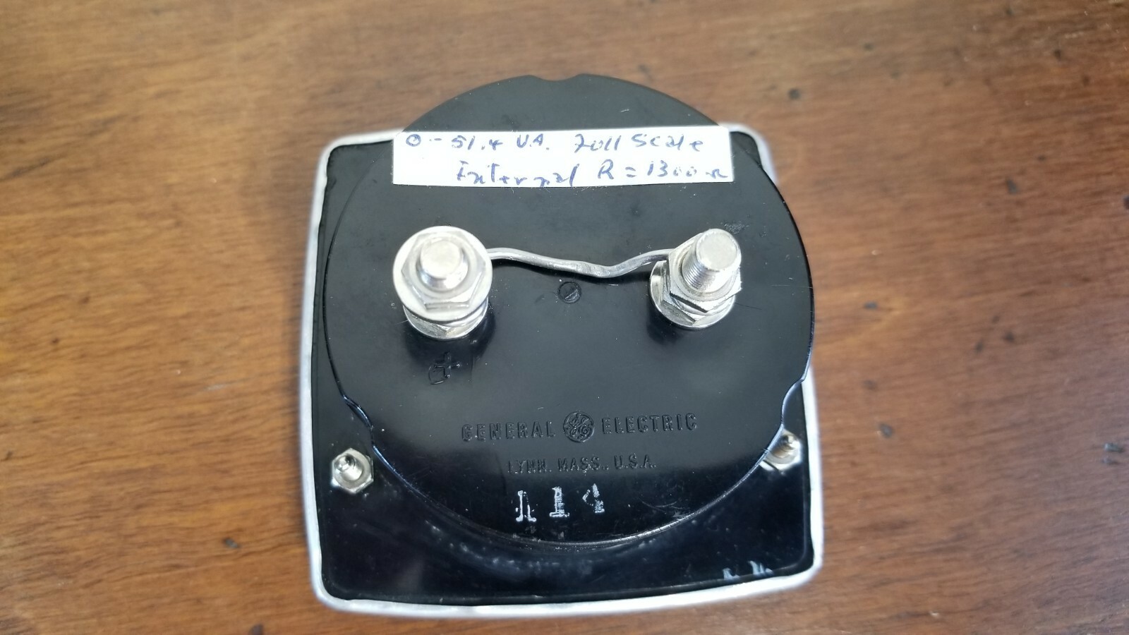 GENERAL ELECTRIC TYPE DO-91 PANEL METER MILLIAMPERES