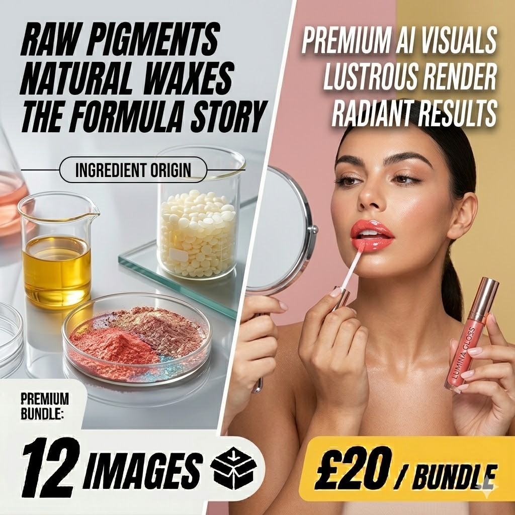 12x Custom AI Product Images | Premium E-Commerce Photoshoot Bundle