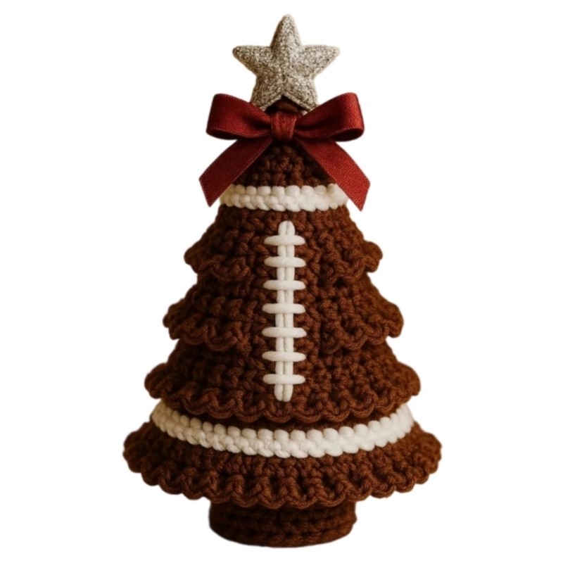 Crochet Christmas Ornament Craft Set Include Instruction Hook Yarn for Kid Adult