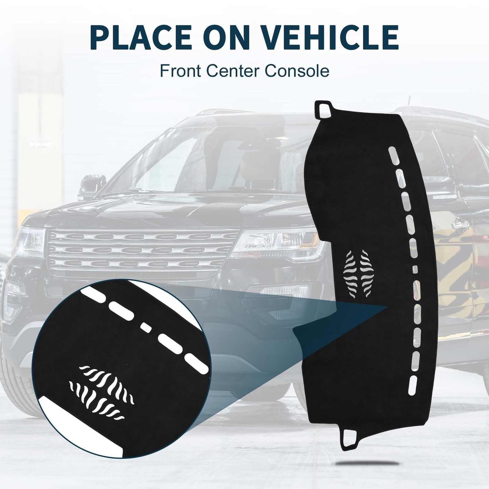 Dash Cover for FORD Explorer Non-Slip Dash Cover Mat | Front Dash Cover Mat B…