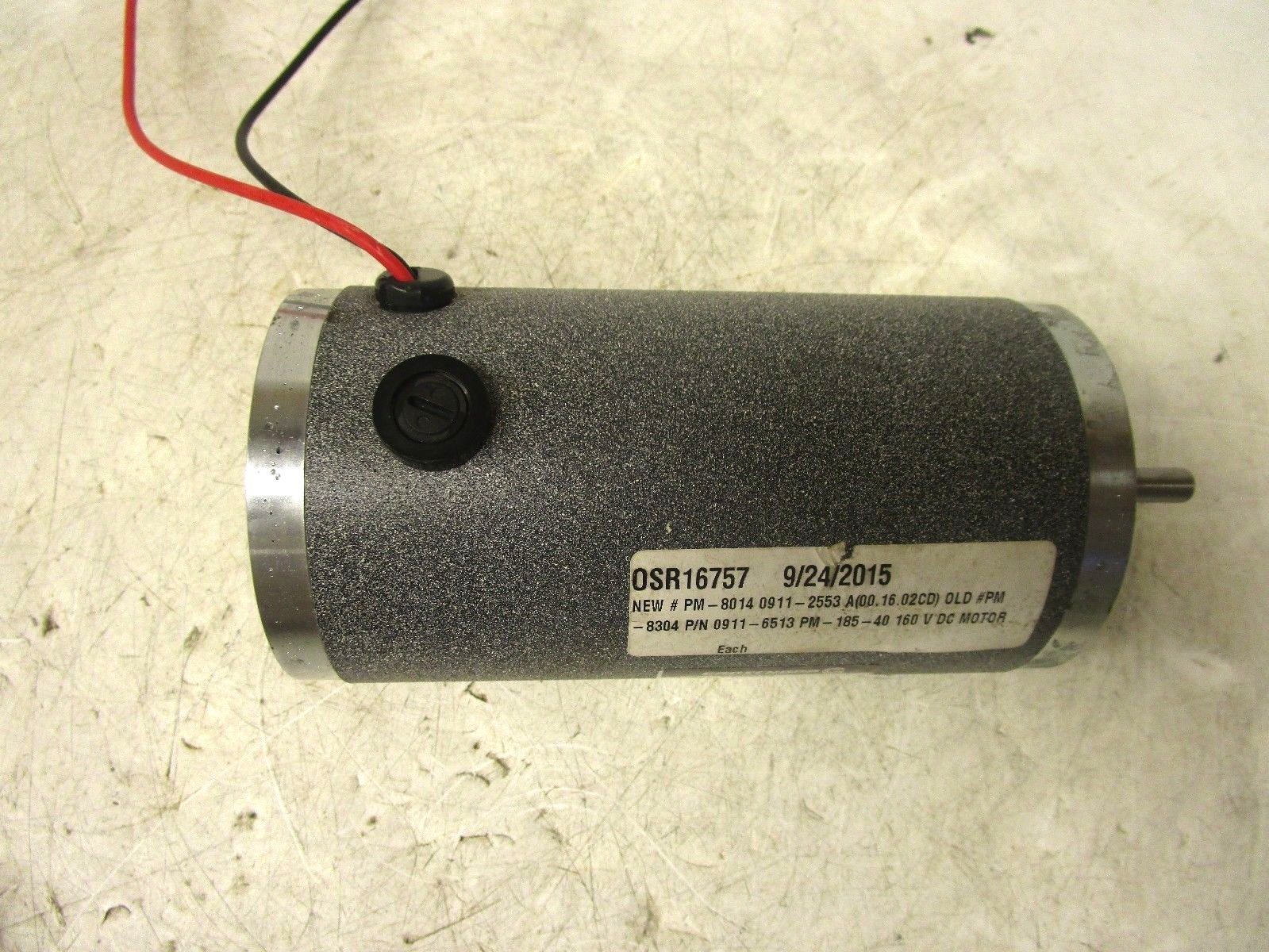 GROSCHOPP PM8014 0911-2553 160VDC DC MOTOR 1.10A 178W 2950 RPM 3.7IN-LBS