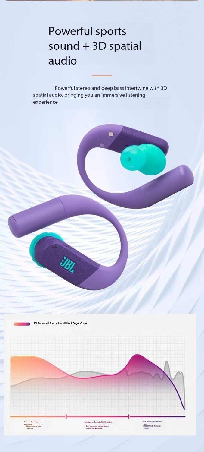 JBL Endurance Peak 4 Wireless Bluetooth Earphones with Active Noise Cancellation