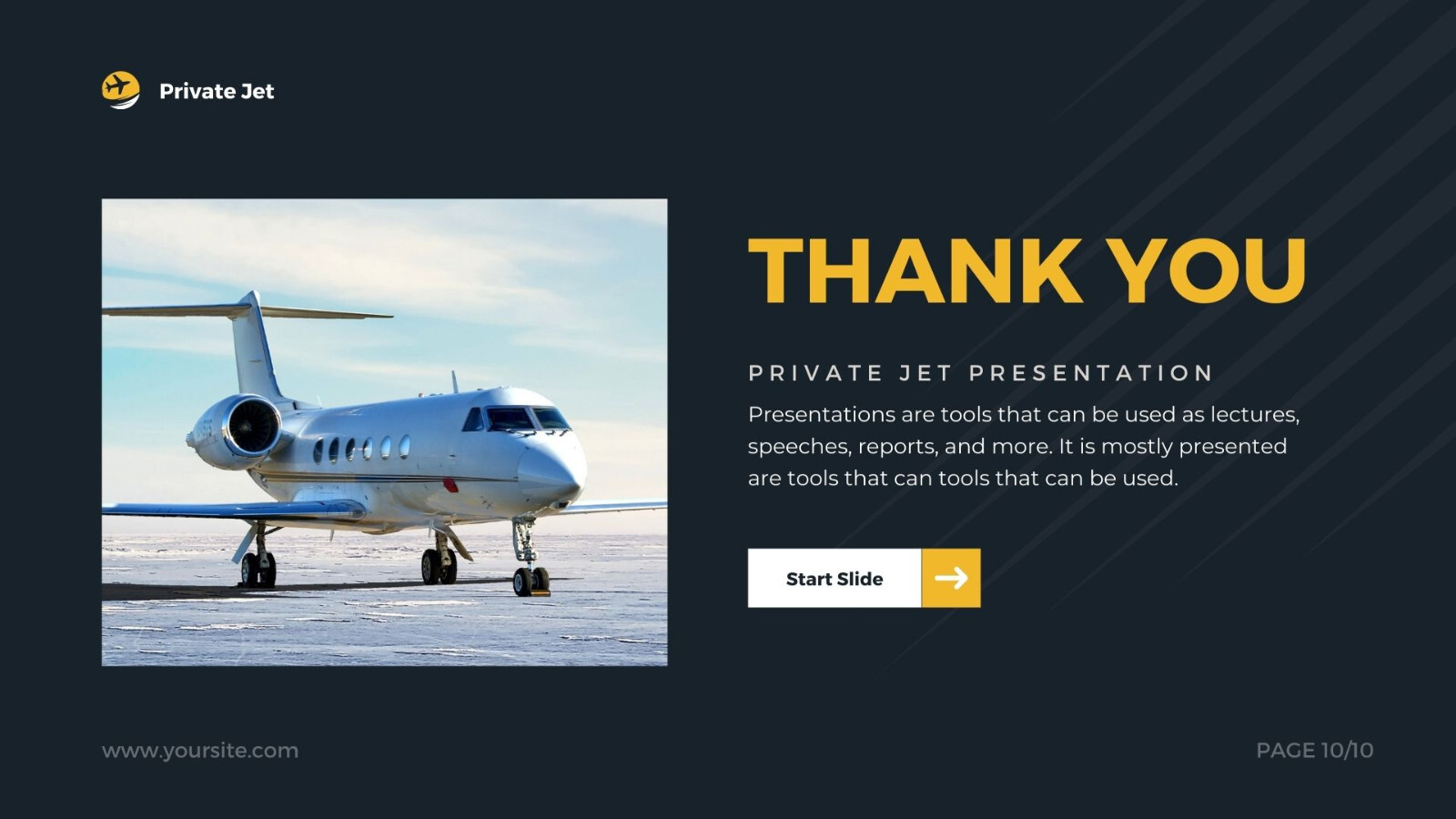 Website Landing Pages For Private Jet Template Flight Ticket Booking