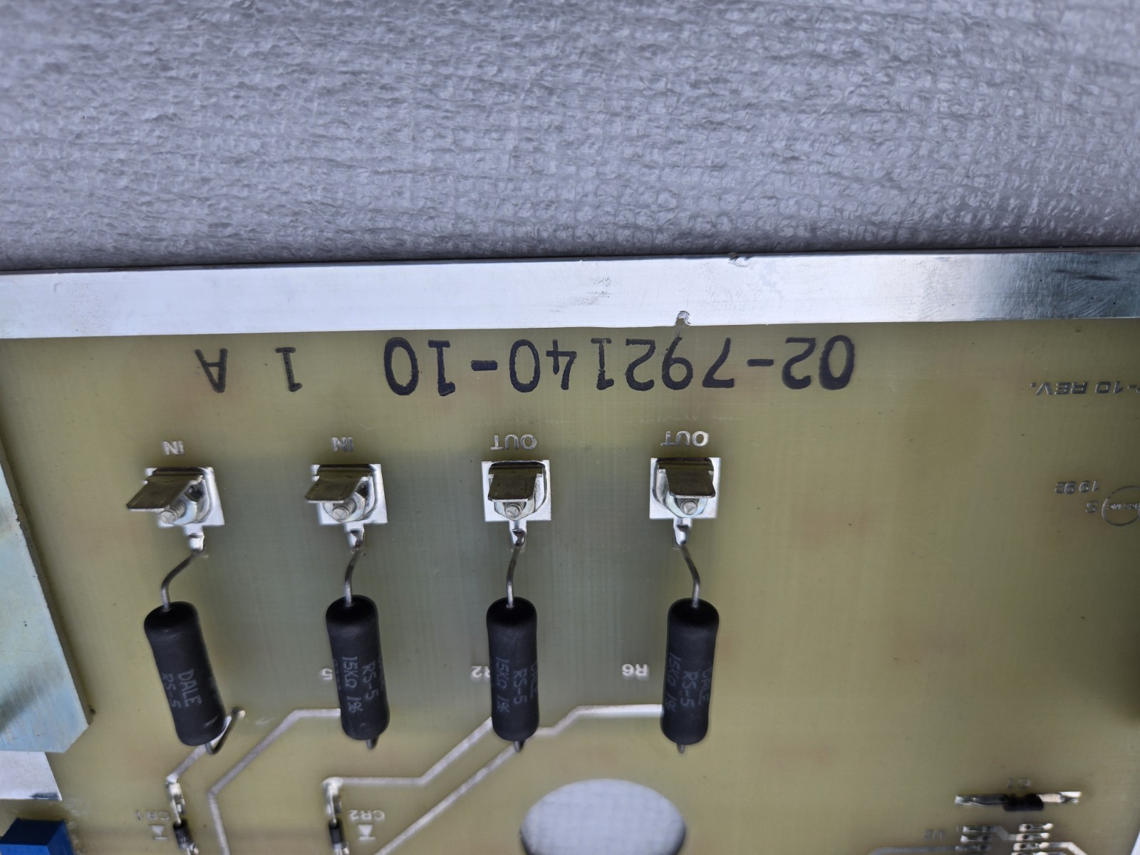 LIEBERT 12-712887-10 REV 2 UPS SWITCH CONTROL COVER CIRCUIT BOARD 02-792140-01