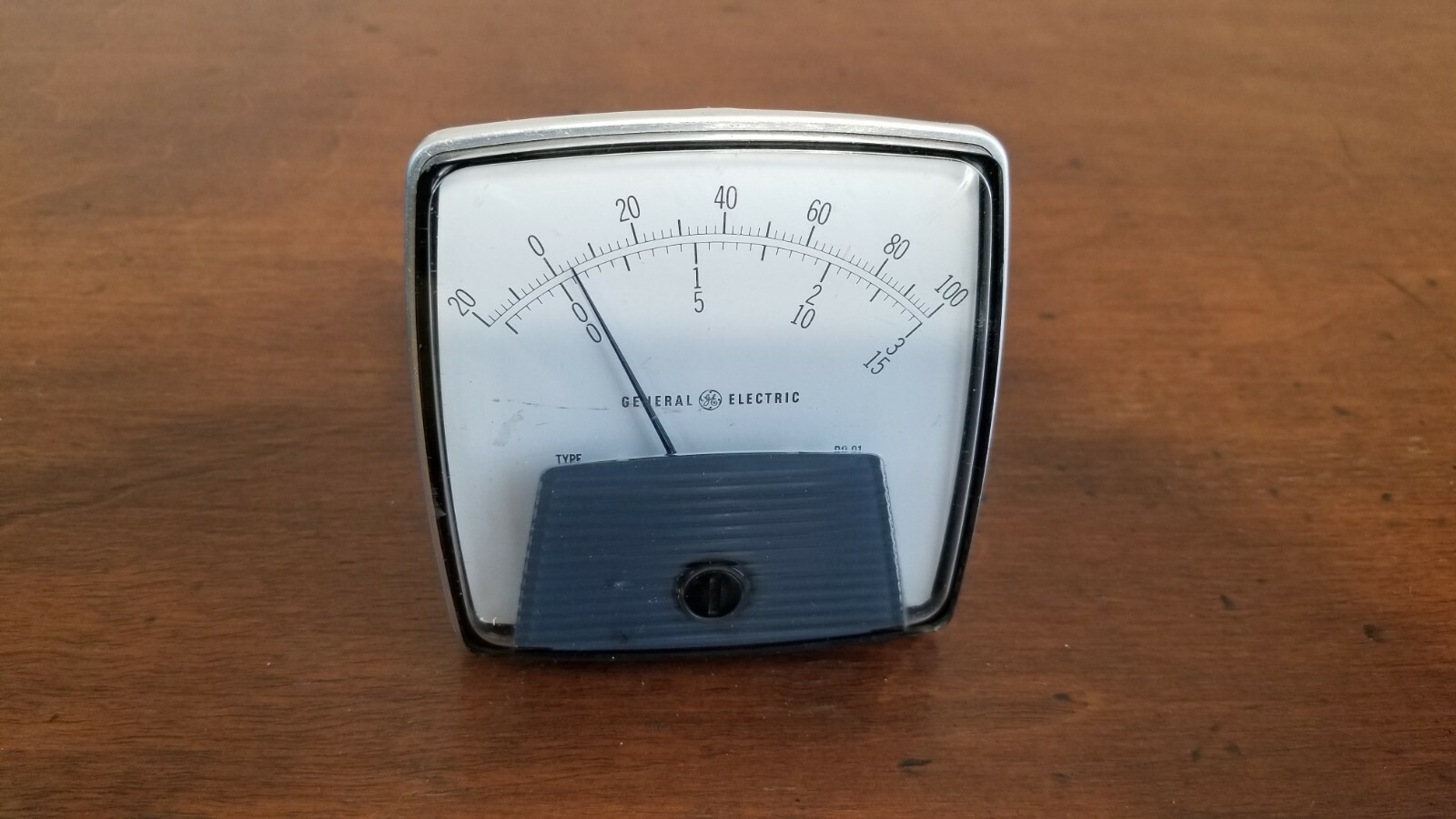 GENERAL ELECTRIC TYPE DO-91 PANEL METER MILLIAMPERES