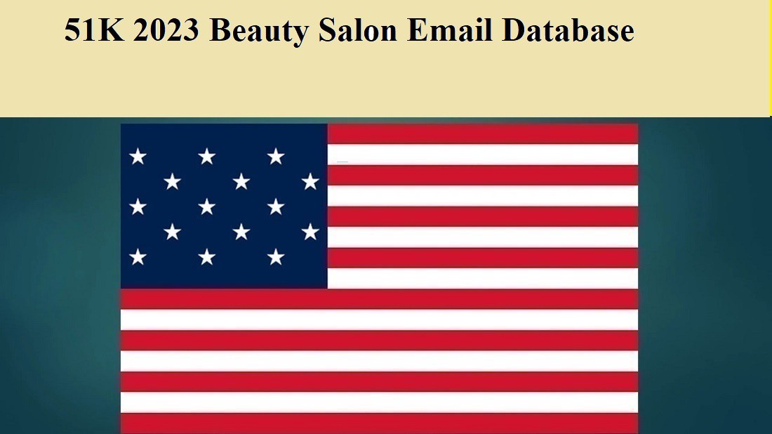 51K 2023 USA Beauty Salon Email Database Sales Leads list Marketing