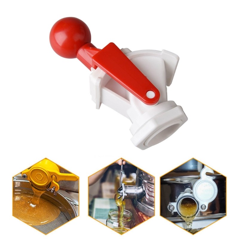 Beekeeping Honeys Dispenser Valves 48mm Quick Flows Spouted for Harvesting