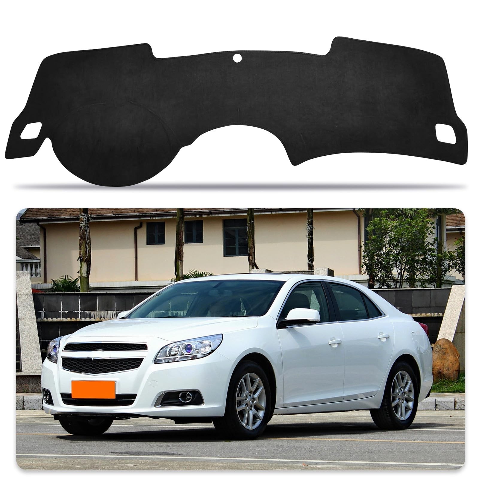 Dash Cover for Chevy Chevrolet Malibu 2011-2015, Non-Slip Car Dashboard Cover…
