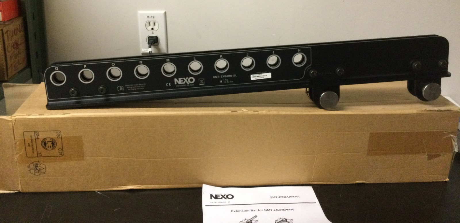 NEXO GMT-EXBARM10L GEO M10 Extension Bar Coupling Bar Rigging Hardware NEW