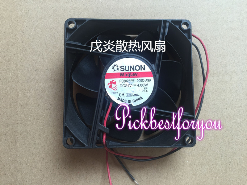 SUNON PE80252V1-000C-A99 DC24V/4.8W 80*25mm 2pin Equipment cooling fan #MU21 QL