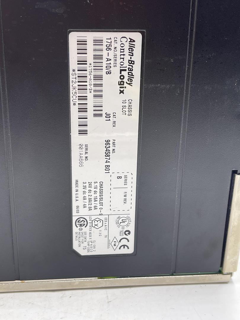 Allen-Bradley 1756-A10 Ser B
