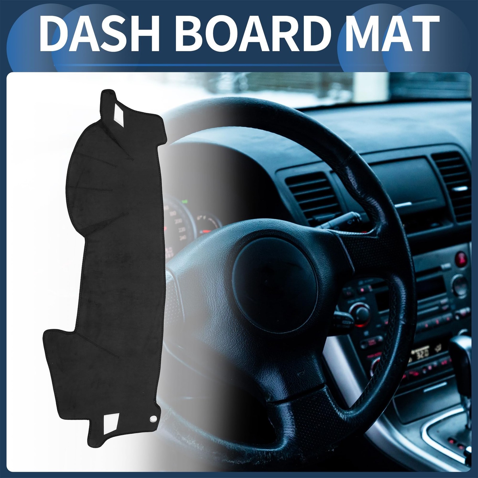 Dash Cover, Center Console Non-Slip Dashboard Carpet Mat for Subaru Outback 2…