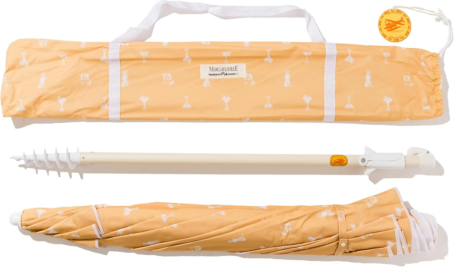 Margaritaville Manana 6.5′ Beach Umbrella with Sand Anchor