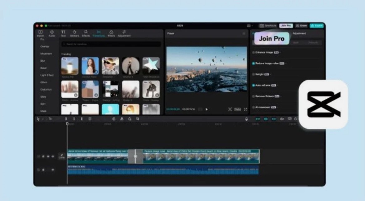 CapCut Pro 12 Months Access – AI Features & 4K – Mobile/PC/Web – Fast Delivery