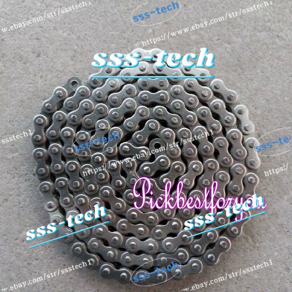 #80 304 Stainless Roller Chain Pitch 25.4mm 16A-1 Industrial Chain 1.5M#Mi37#sss