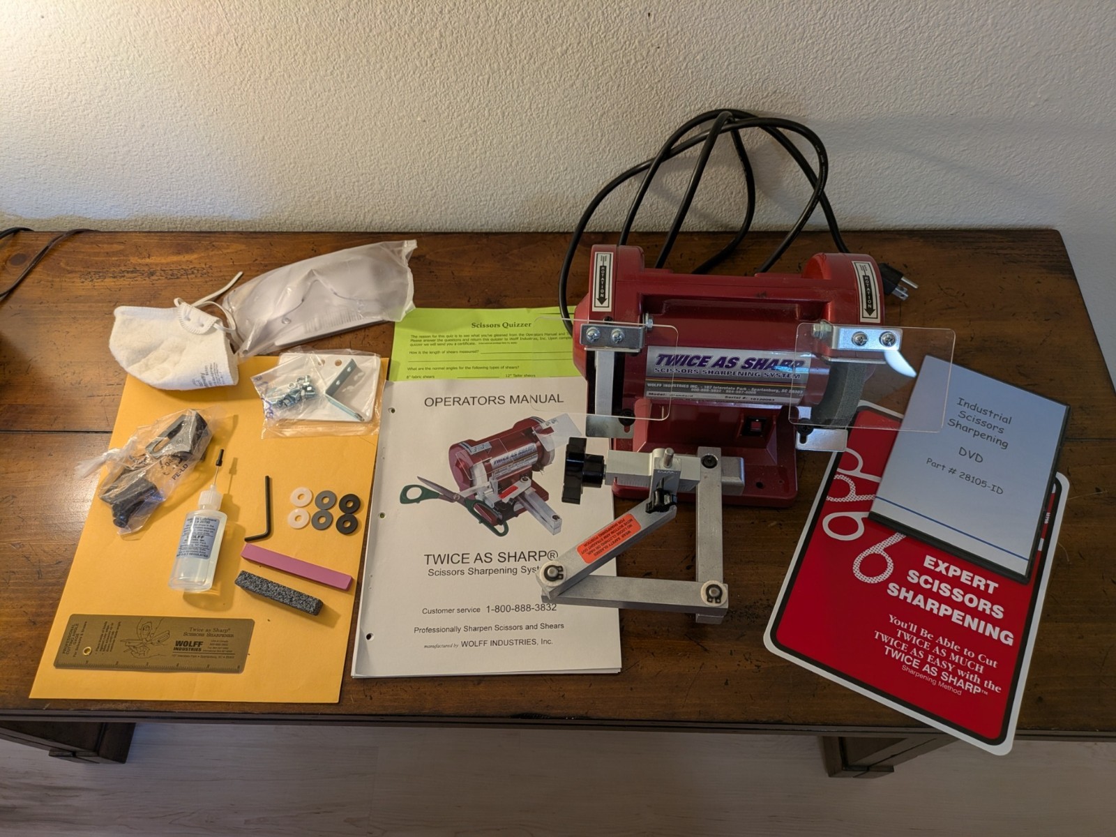Wolff Industries Twice-as-Sharp Scissor Sharpening System REDUCED PRICE