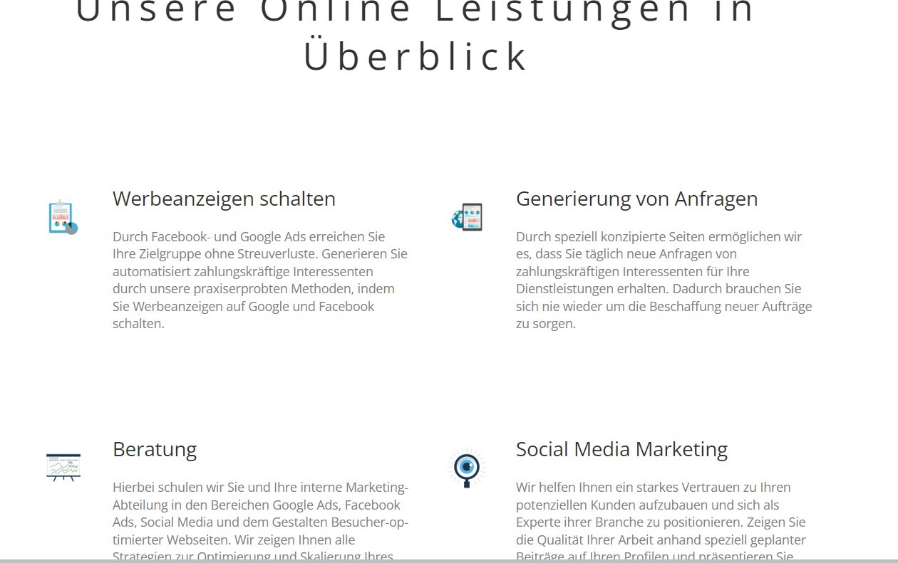 Website Building OnePage Pages 99E + Free FB Page & GoogleMaps (Info)