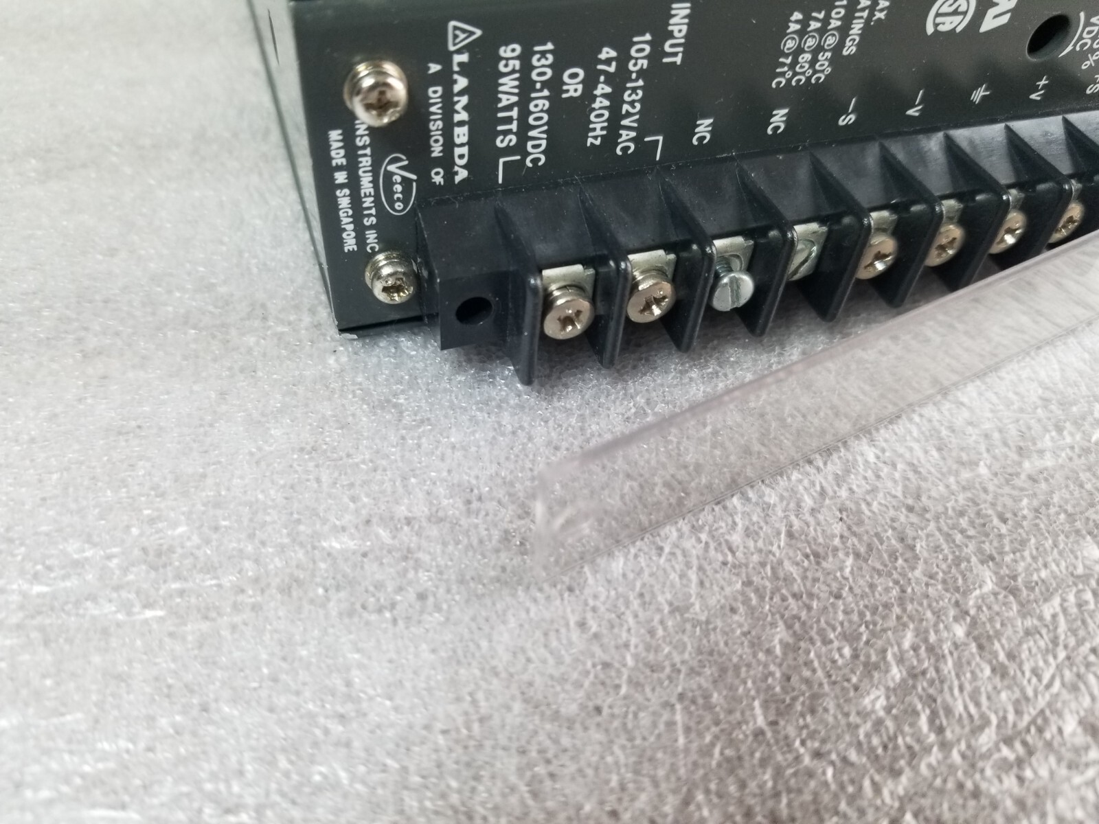 LAMBDA LJS-13A-12-OV POWER SUPPLY 105-132VAC or 130-160VDC