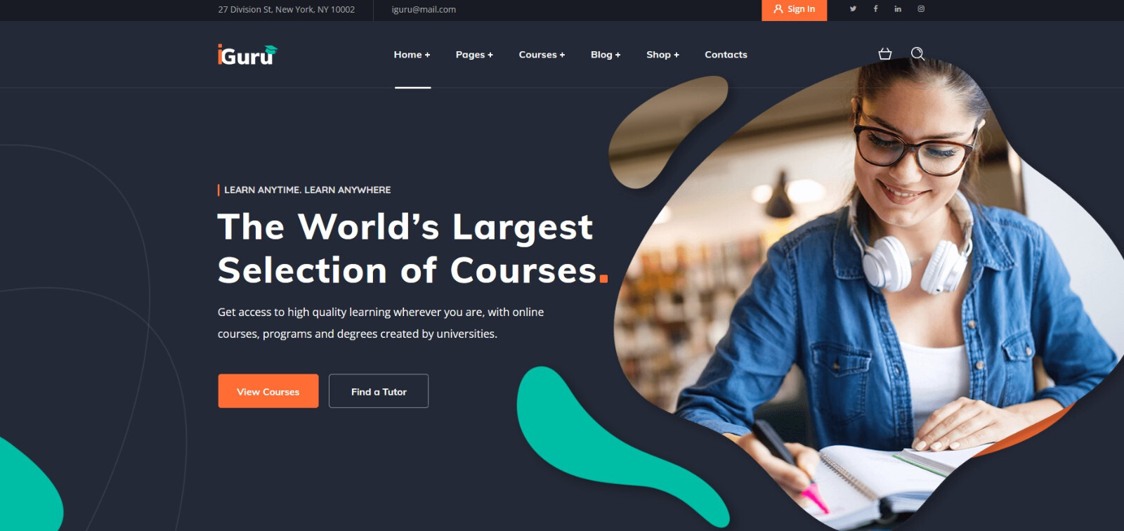 iGuru WP Theme – Education & Courses WordPress Theme – GPL Lifetime Updates