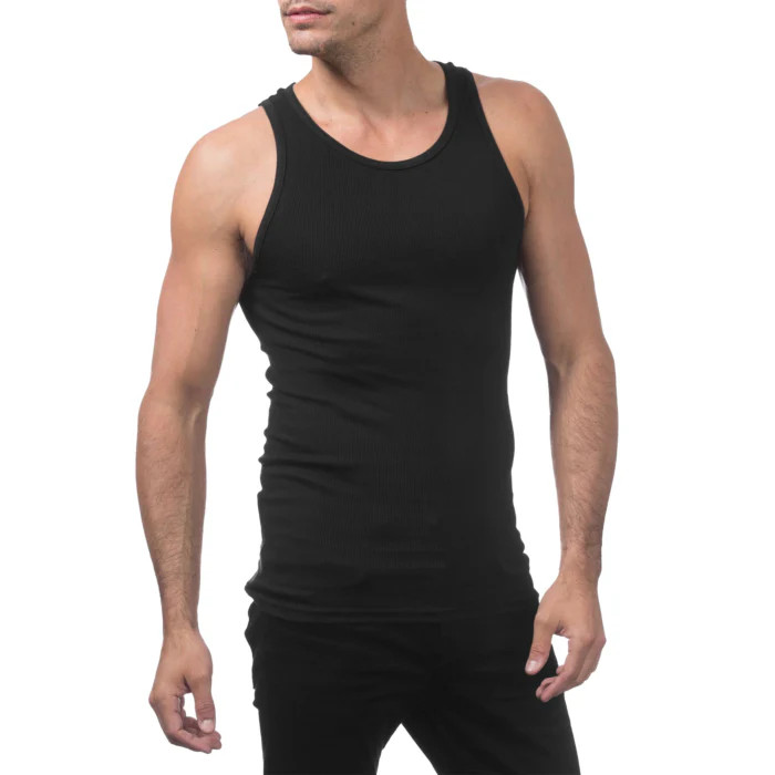 Pro Club Men’s Ringspun Cotton Ribbed A-Shirt