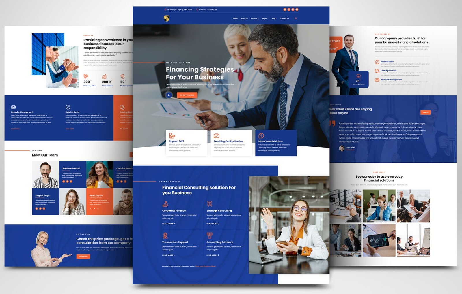 CUSTOM PROFESSIONAL WEBSITE FOR CONSULTING SERVICES AND AGENCIES WORDPRESS
