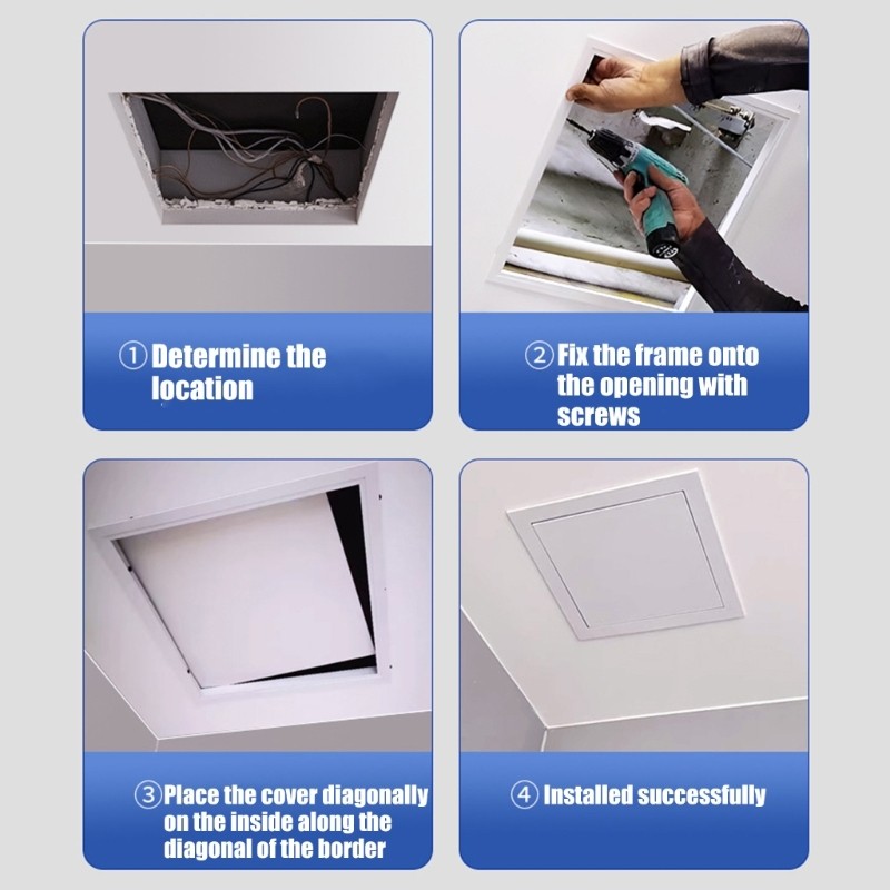 Universals Push Type Inspection Port Plastic Removable Inspection Hole