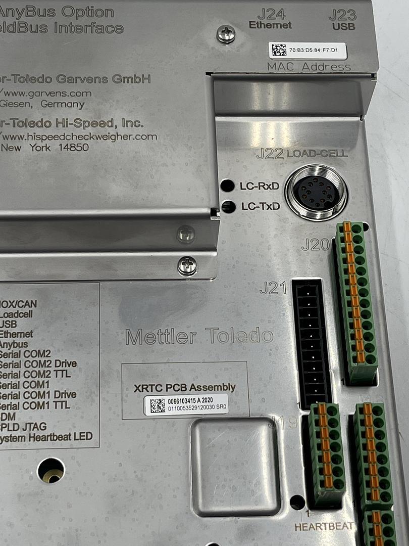 Metlar toledo XRTC PCB ASSEMBLY