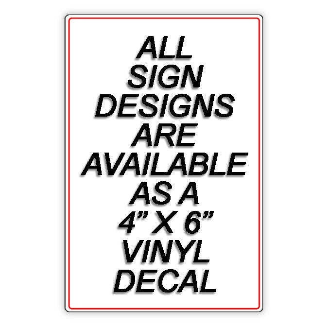 Littering Is A Crime 1000 Fine Camera Enforced Sign / Decal / Do Not Sl007 /