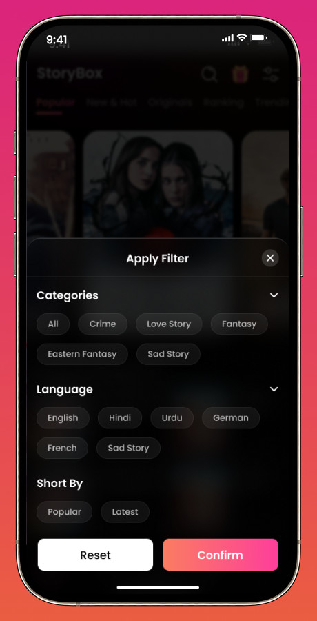 SceneBox Flutter OTT App | Short Drama & Web Series Streaming | Android iOS Web