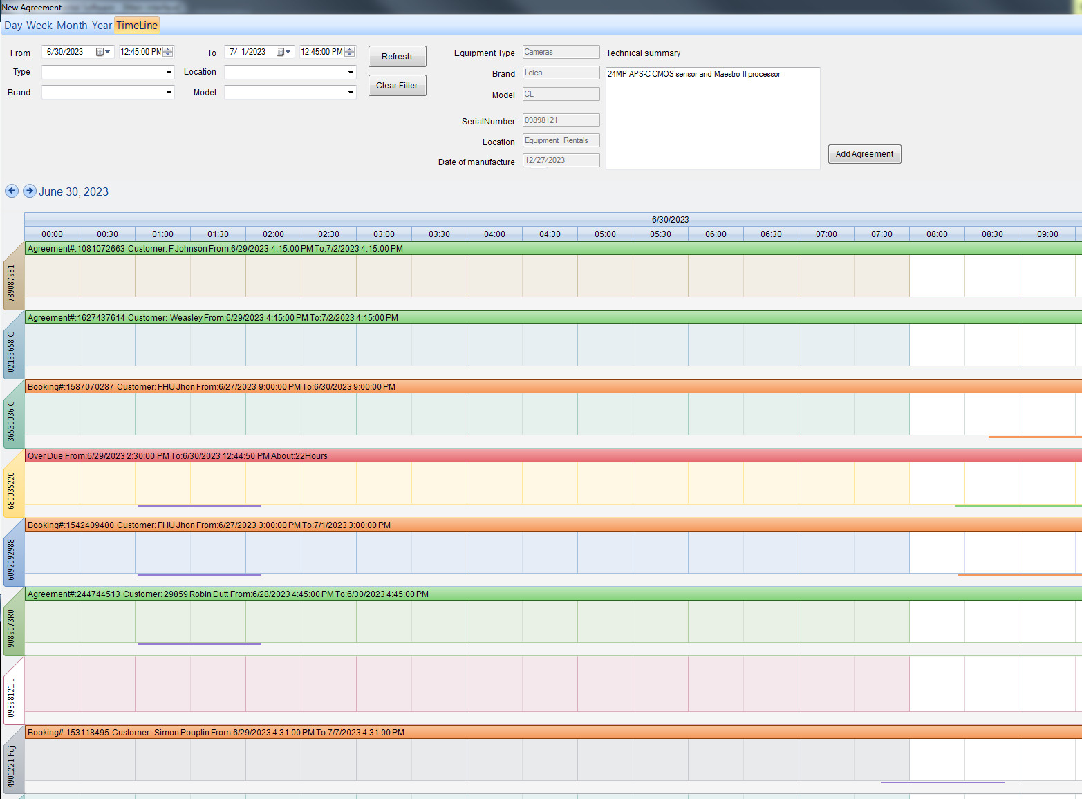 Equipment Rental Management software