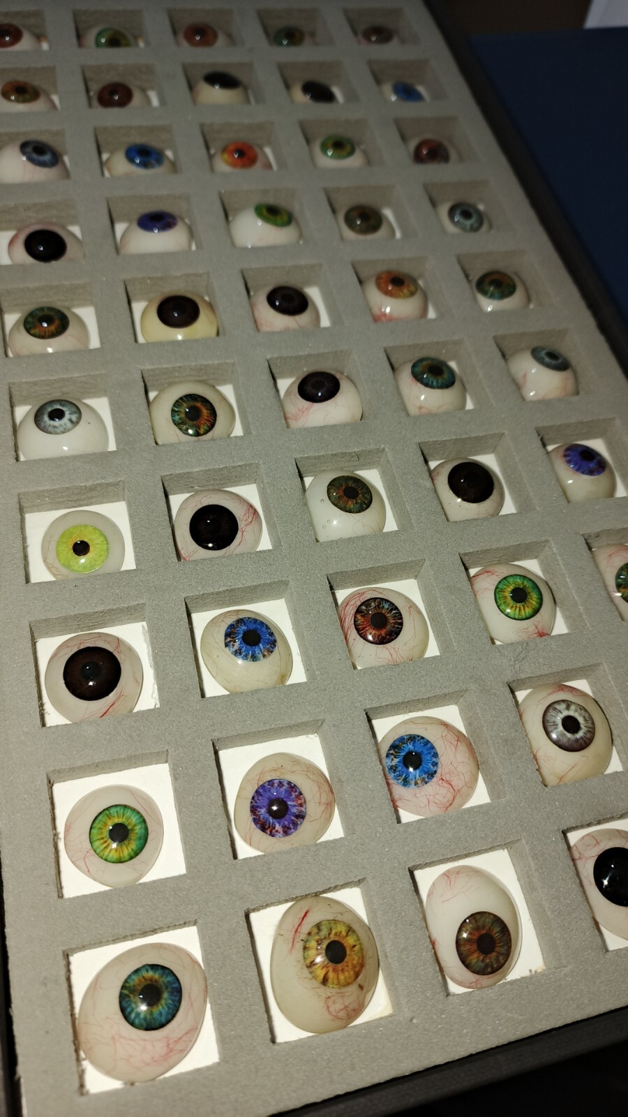 Vintage Human Prosthetic Eye 50 Pc eye Different shade Antique Glass Artificial