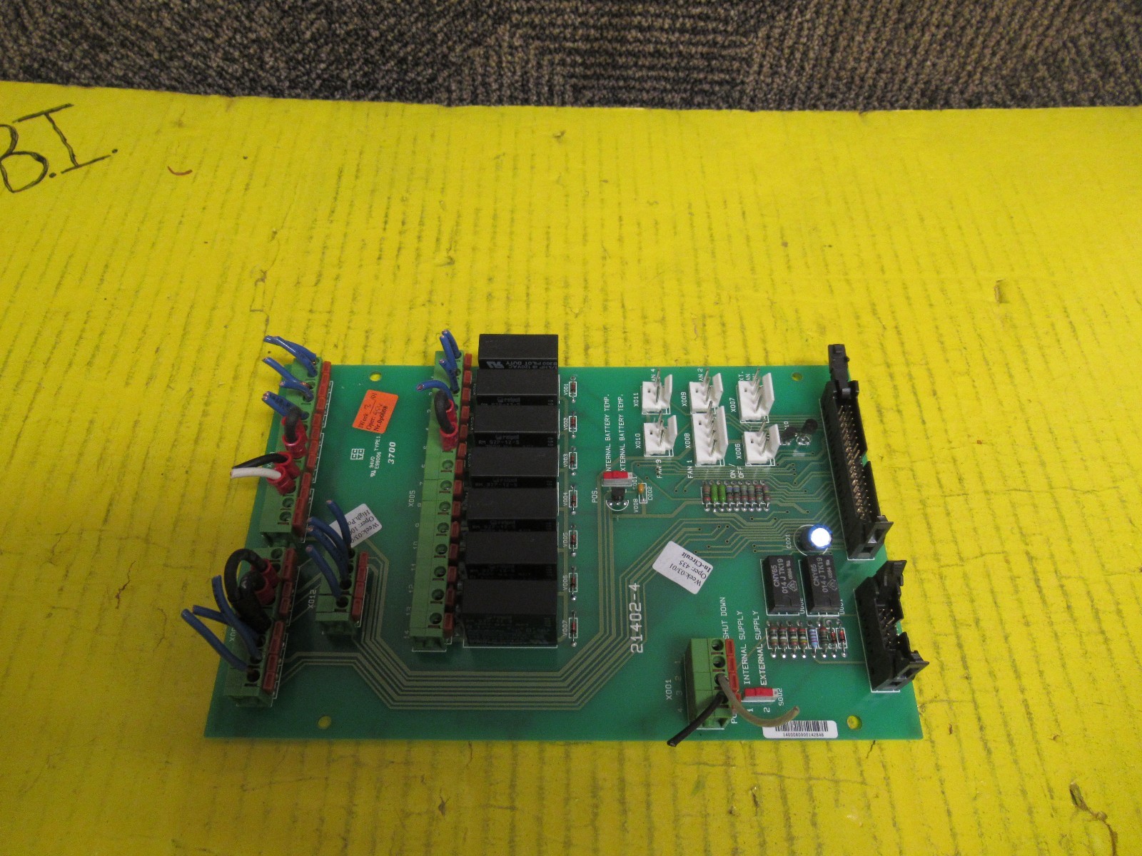 CCTC TEMPERATURE FAN CONTROL CIRCUIT BOARD CARD 21402-4 214024 3700