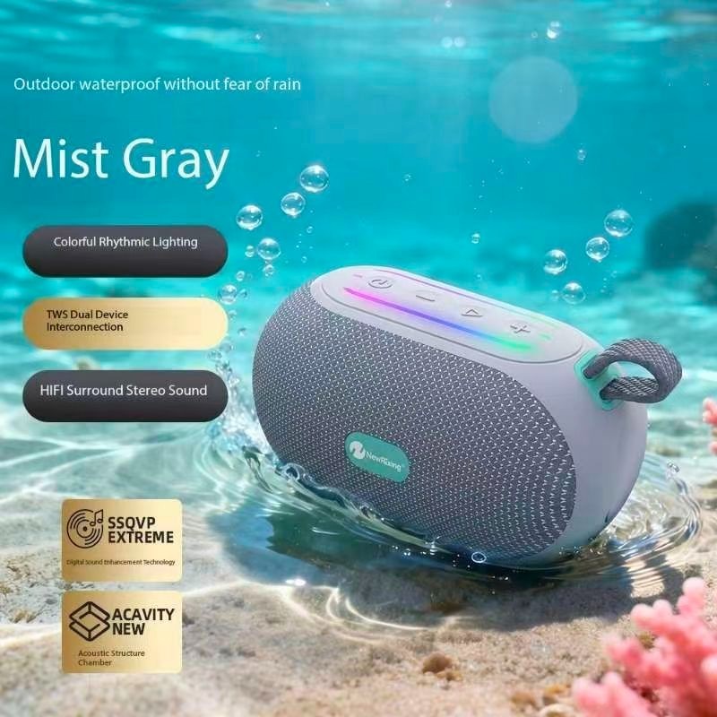 Waterproof Outdoor Wireless Bluetooth Mini Speaker with Extra Heavy Bass