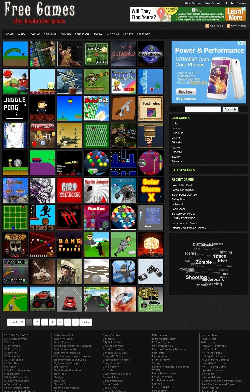 Online Games website