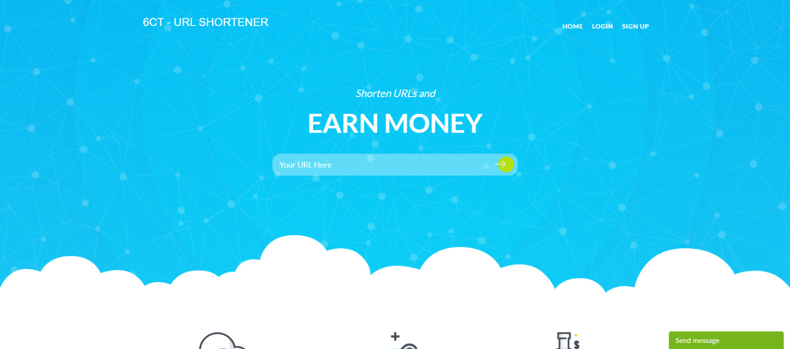 6ct.org URL Shortener Business Website for sale