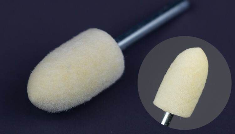 20pcs Dia 3/8″ 9.5mm Hard Wool Felt Polishing Tip Jewelry For Dremel 422 NIB GY