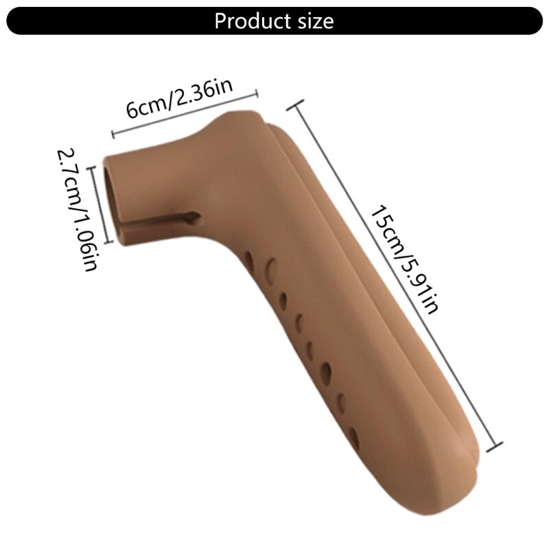 Set Of 2 Thickend Rubber Door Knob Covers AntiStatic Door Knob Protectors