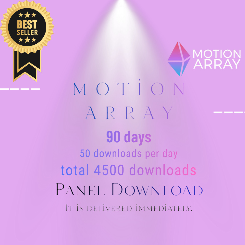 Motion Array 90 Days Subscription – Unlimited Stock Video, Music & Templates