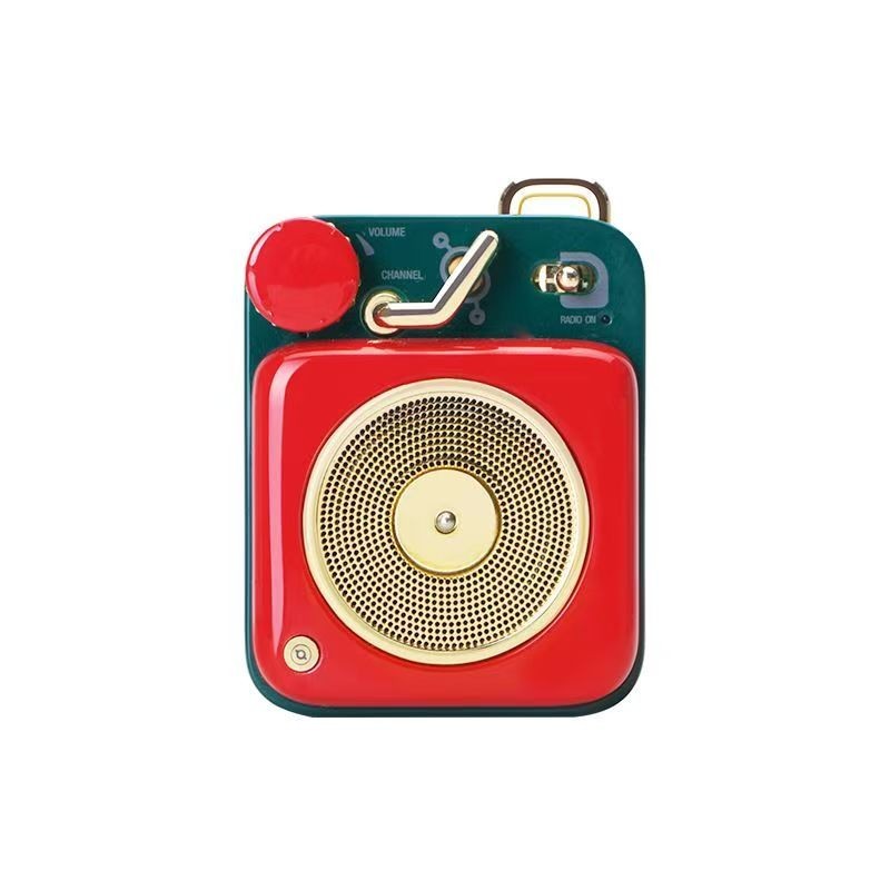 Elvis Audio Atomic Turntable B612 Mini Cute Retro Bluetooth Speaker