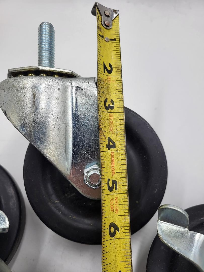 Plastiglide LOCKING steel castors w/ 1/2″ stud **NEW**