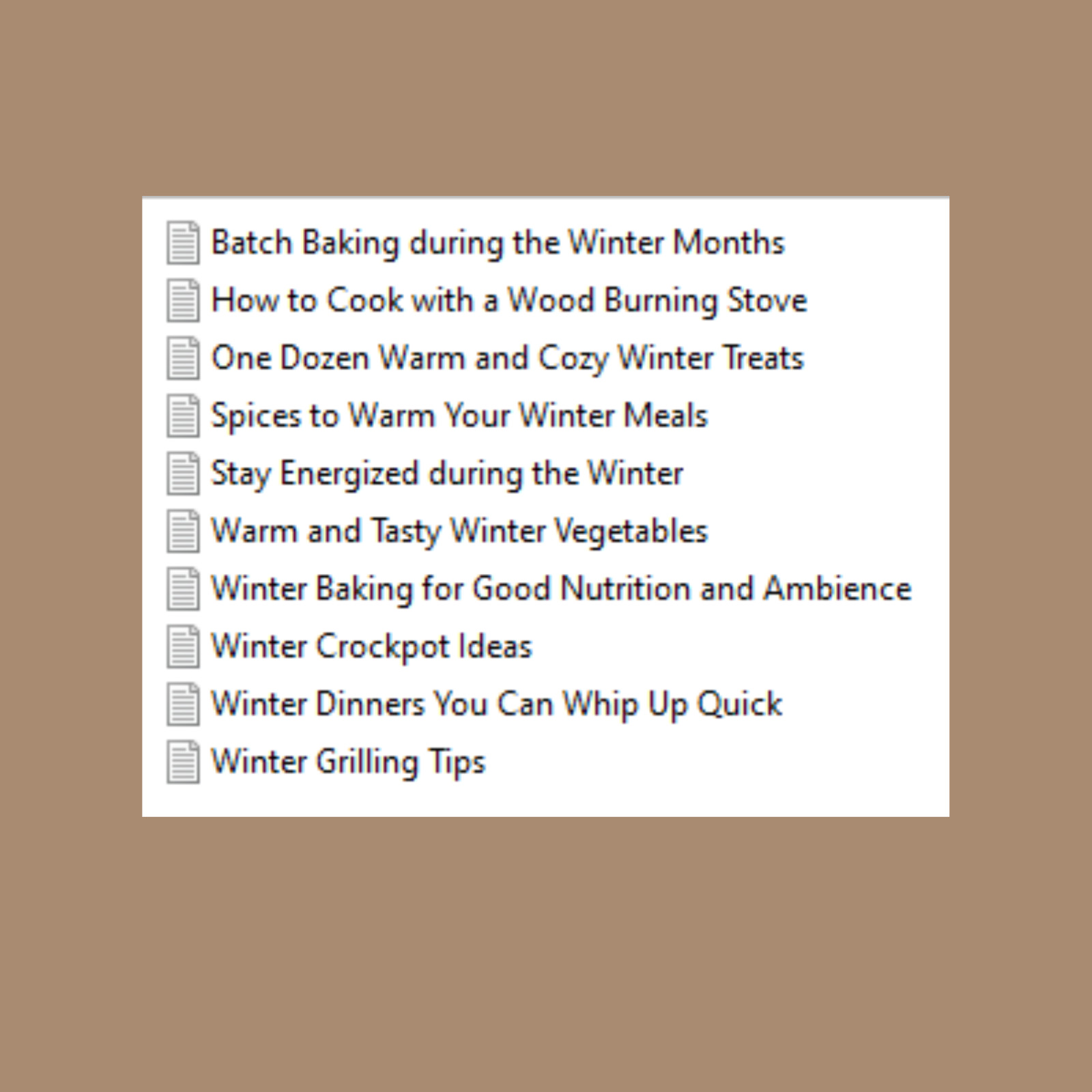 250 PLR articles on cooking (EN)